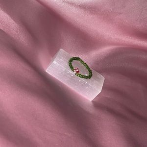 The cutest little mushroom ring handmade by me! <3